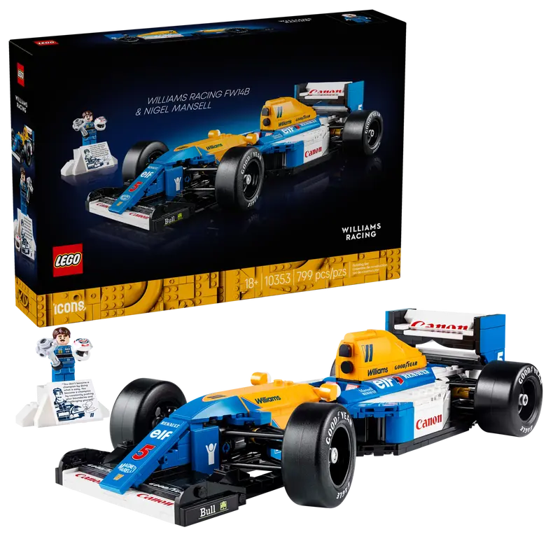 Lego Williams Racing FW14B & Nigel Mansell