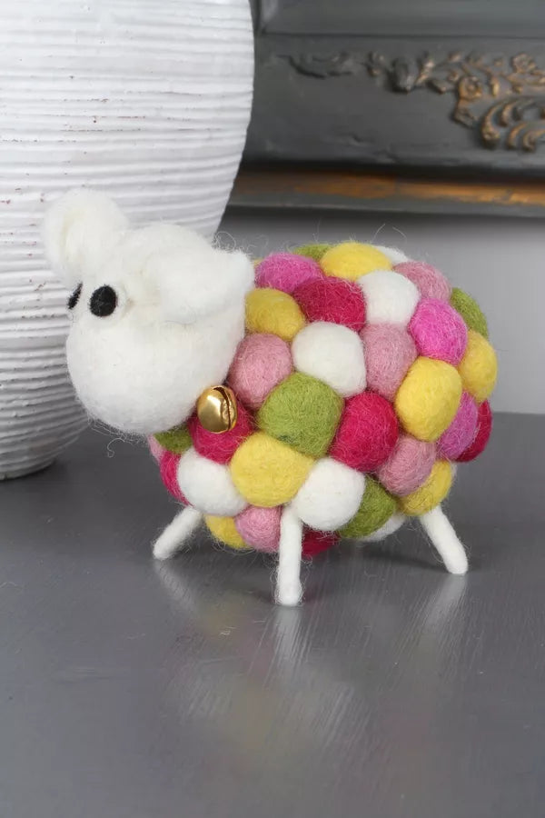 Pamela the Pretty Lamb - Felted Wool Sheep