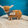 Standing Coos - Highland Cow Ornament