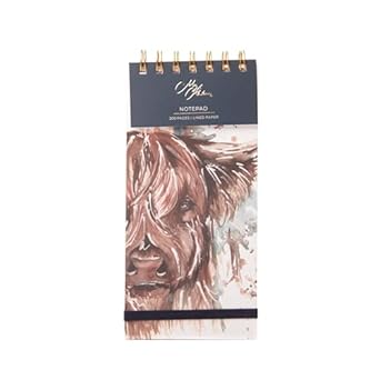 Meg Hawkins Wiro Jotter Pad - Highland Cow