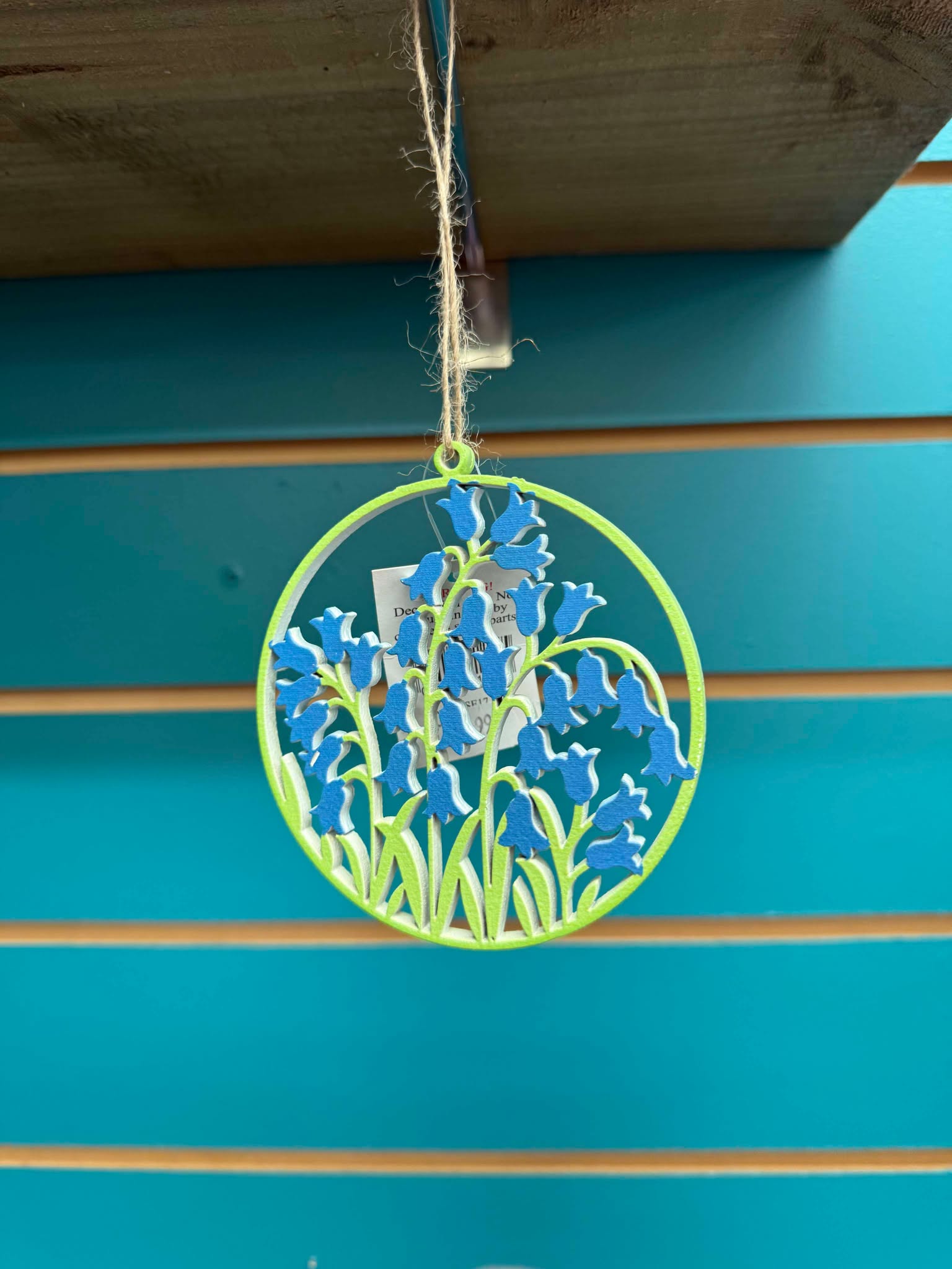 Round Bluebell Hanging Decoration