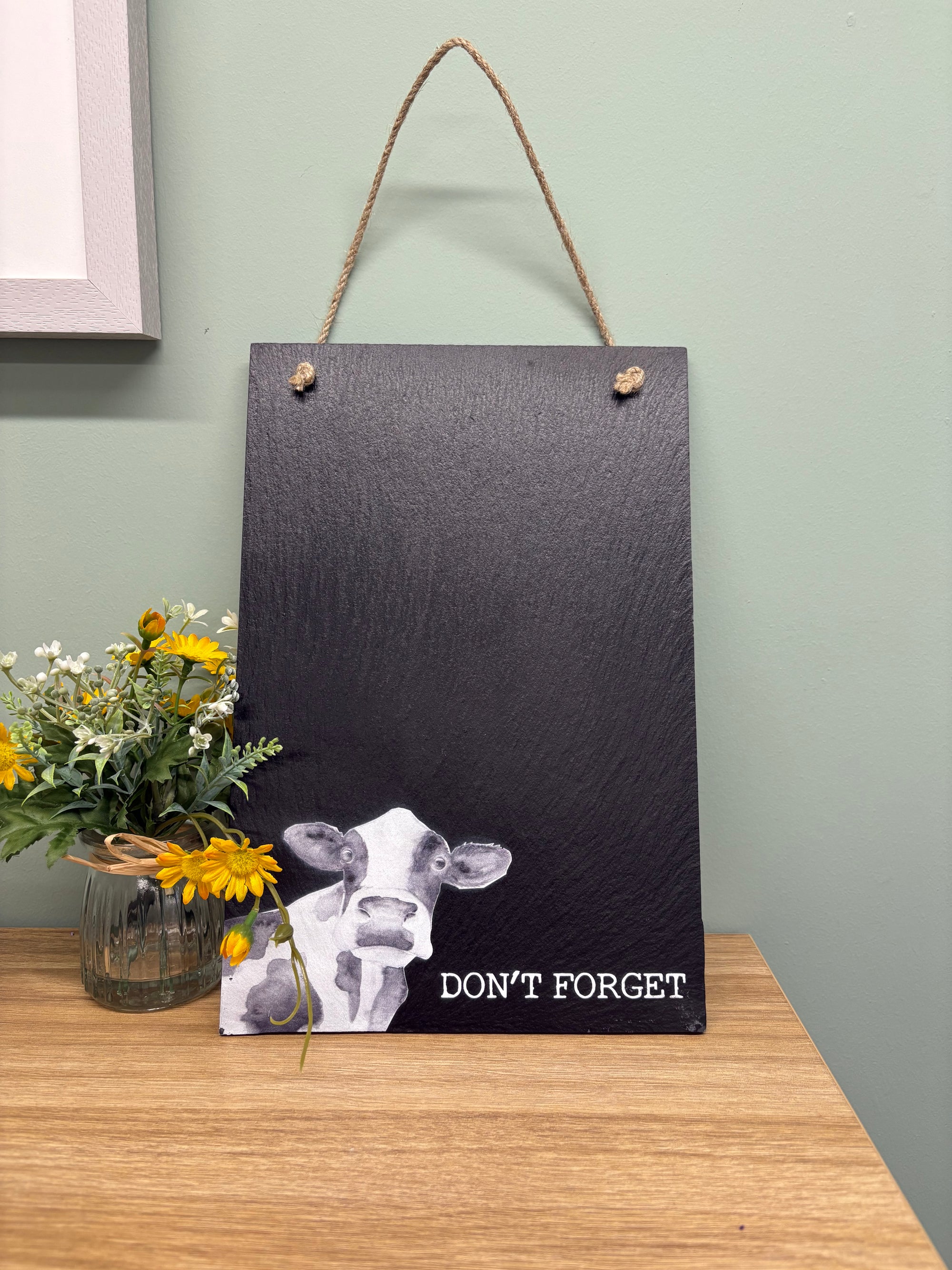 Slate "Don't Forget" Chalkboard