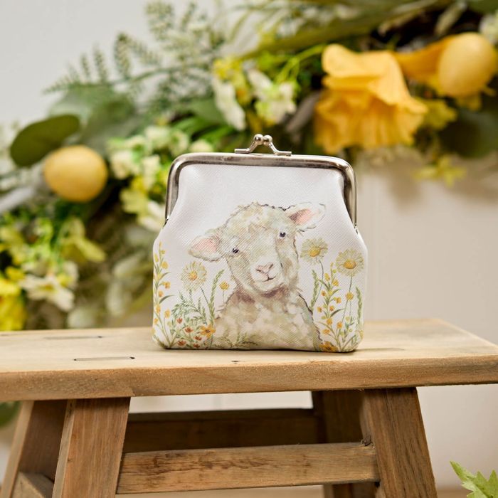 Floral Lamb Purse