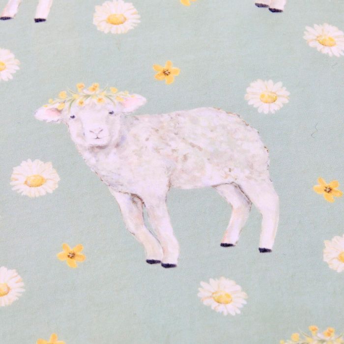 Floral Lamb Scarf