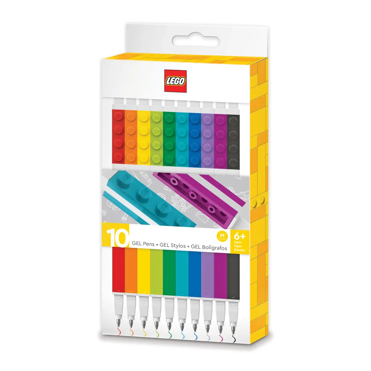 LEGO Stationery Gel Pens - 10 Pack