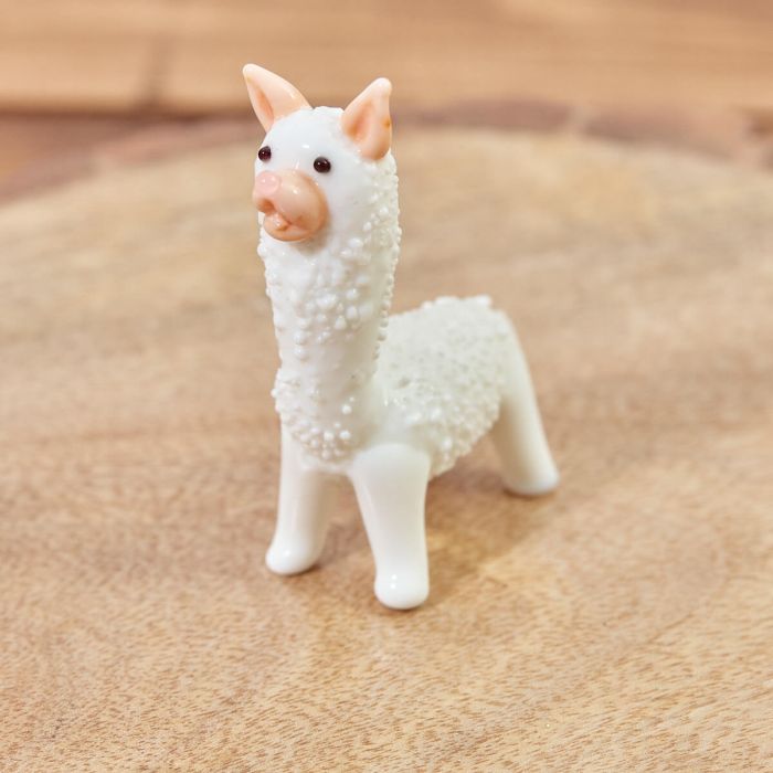 Glass Llama Ornament