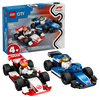 LEGO City F1 Williams Racing & Haas F1 Race Cars