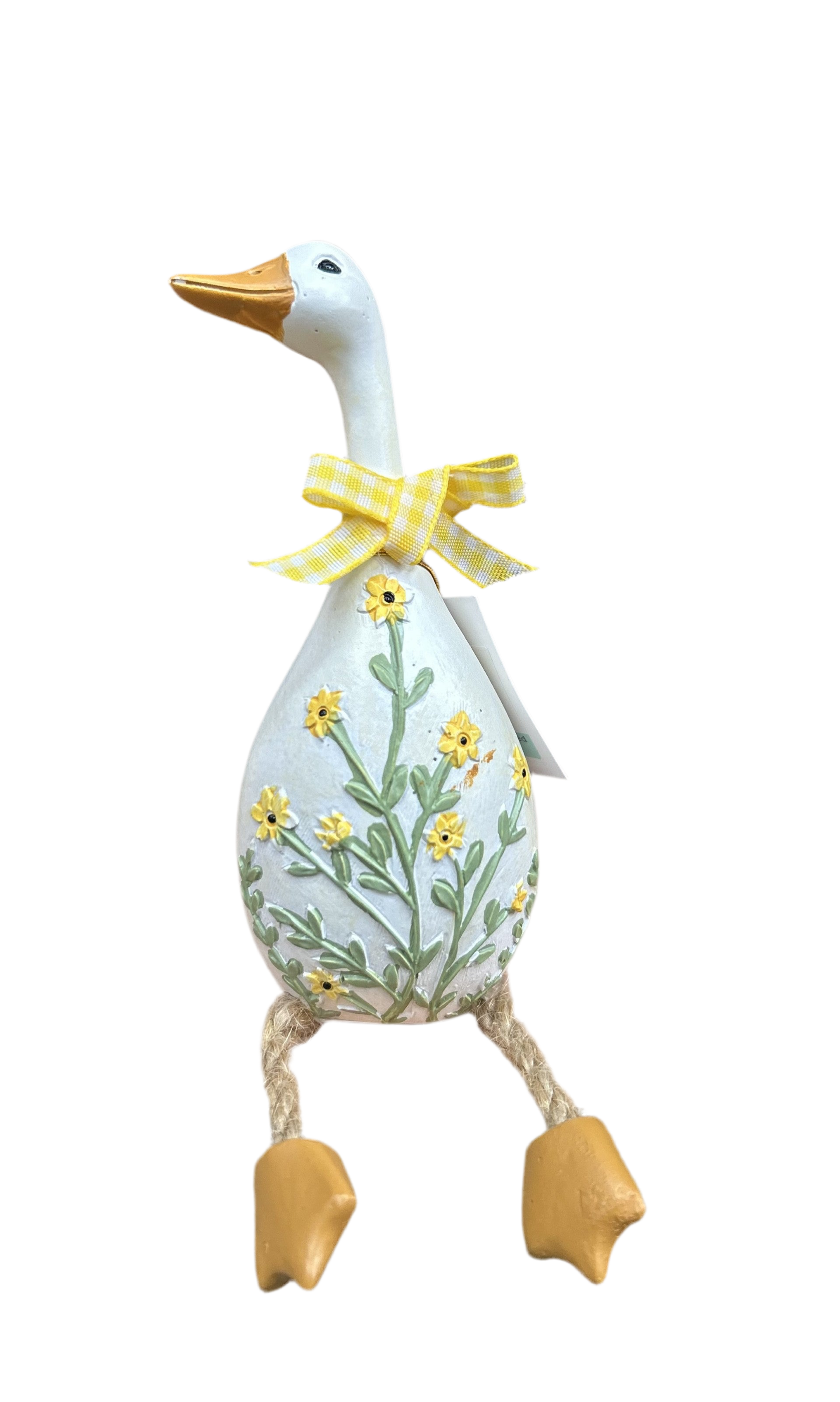 Floral Goose Shelf Sitter