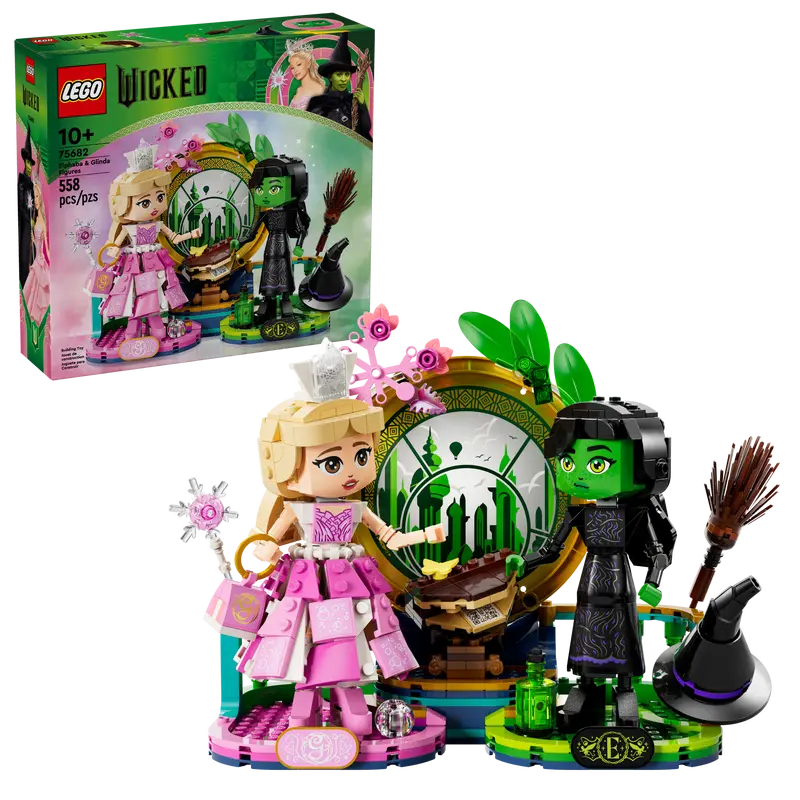 Lego Elphaba & Glinda Figures