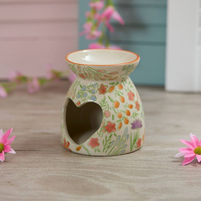 Pretty Floral Wax Melt Burner