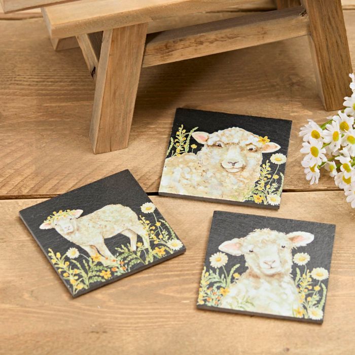 Sheep Slate Coaster