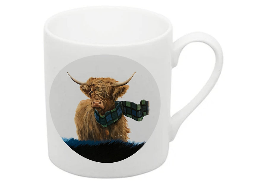 Tartan Storm Fine Bone China Mug