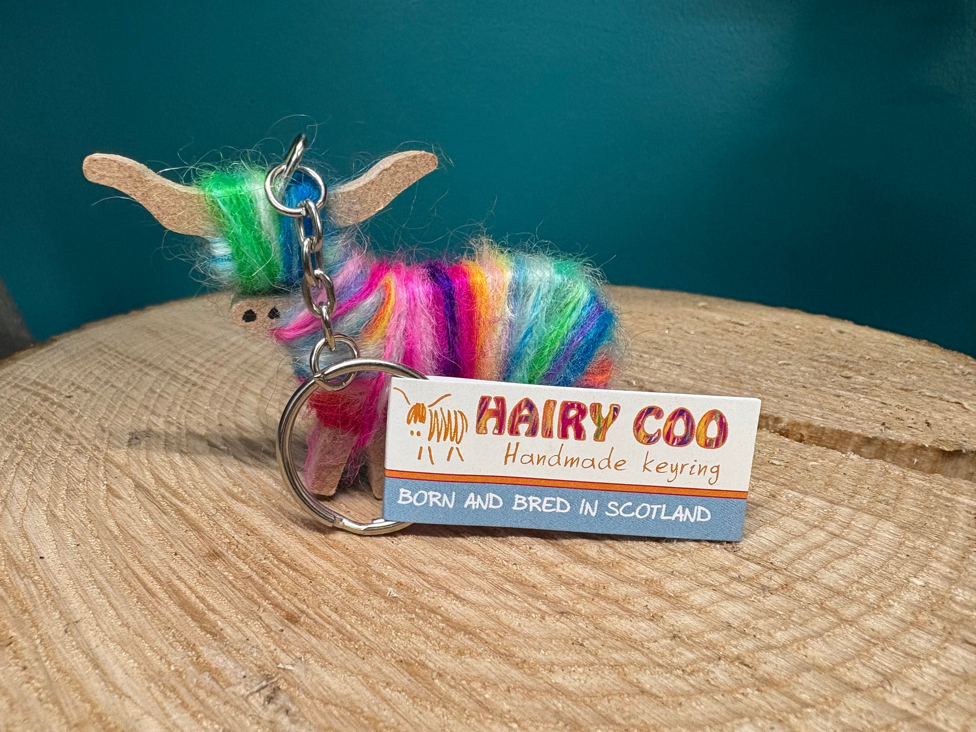 Hairy Coo Keyring