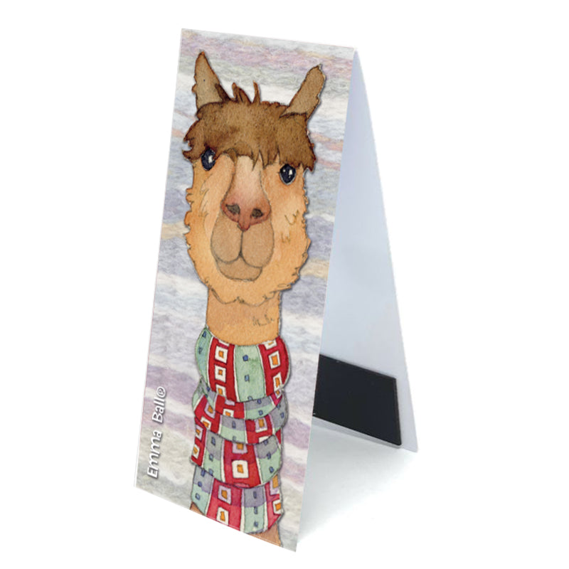 Happy Alpacas Magnetic Bookmark