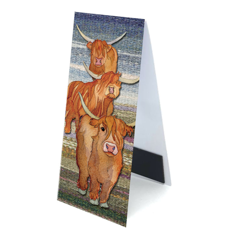 Highland Coo Magnetic Bookmark