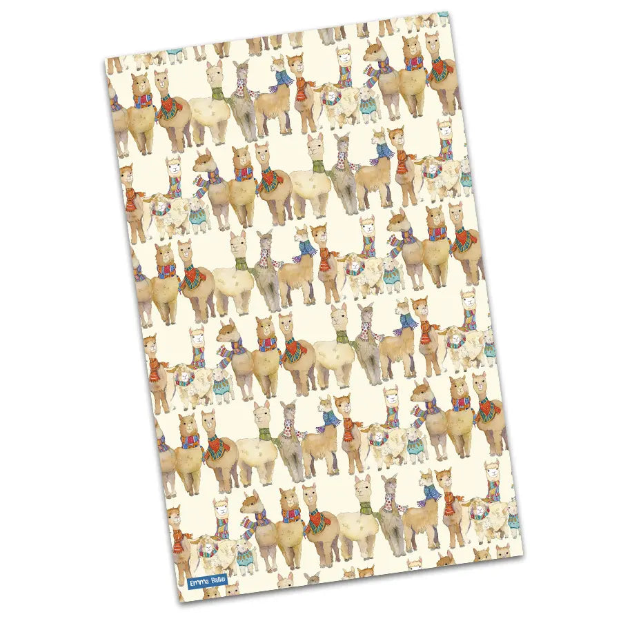 Alpaca & Friends Tea Towel