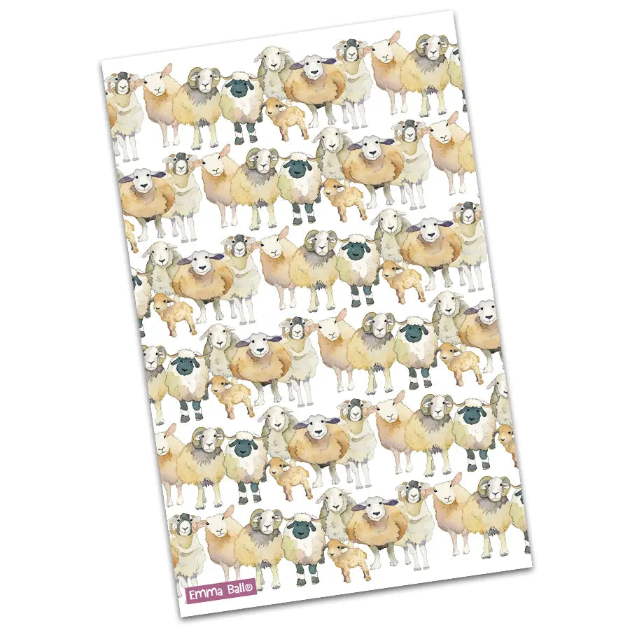 Repeating Sheep Tea Towel