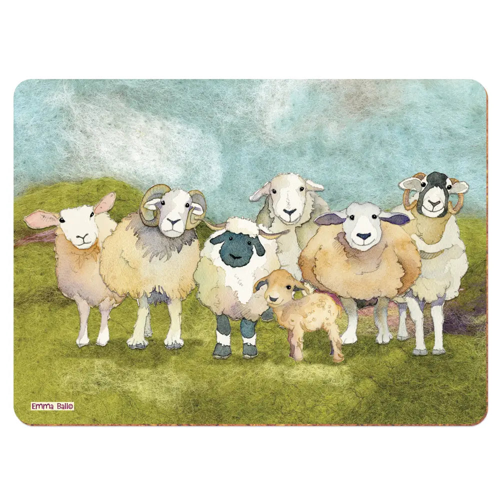 Felted Sheep Placemat