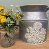 Milk Churn Planter with Daises