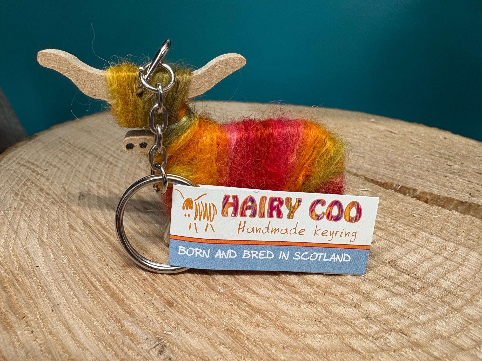 Hairy Coo Keyring