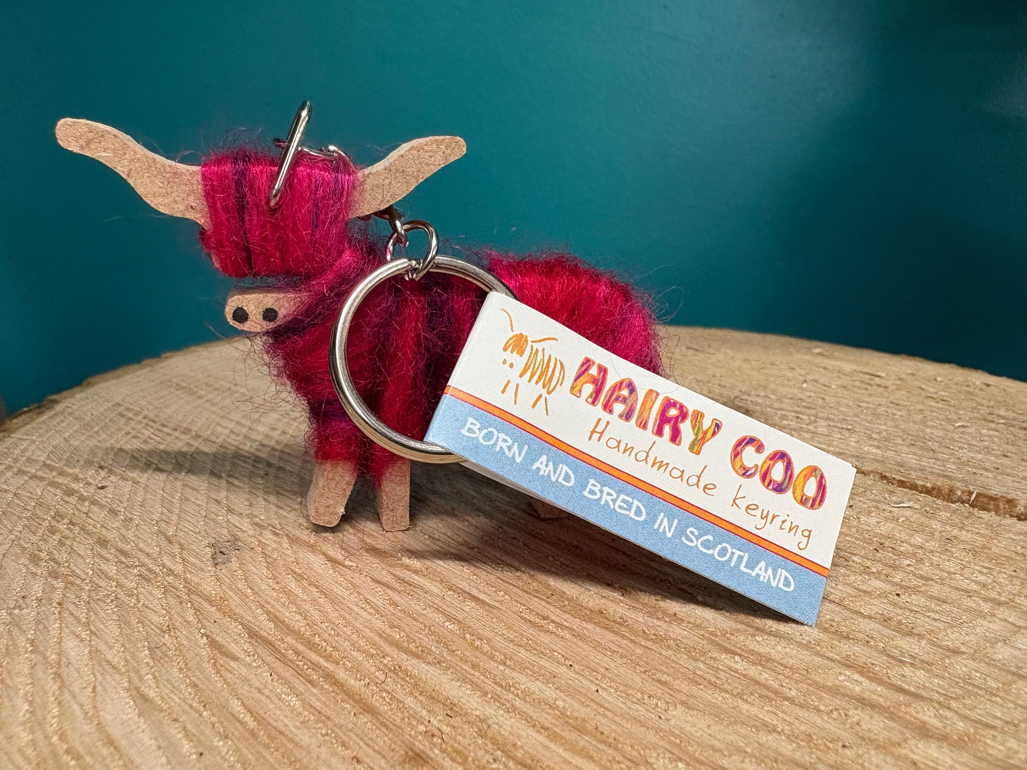 Hairy Coo Keyring