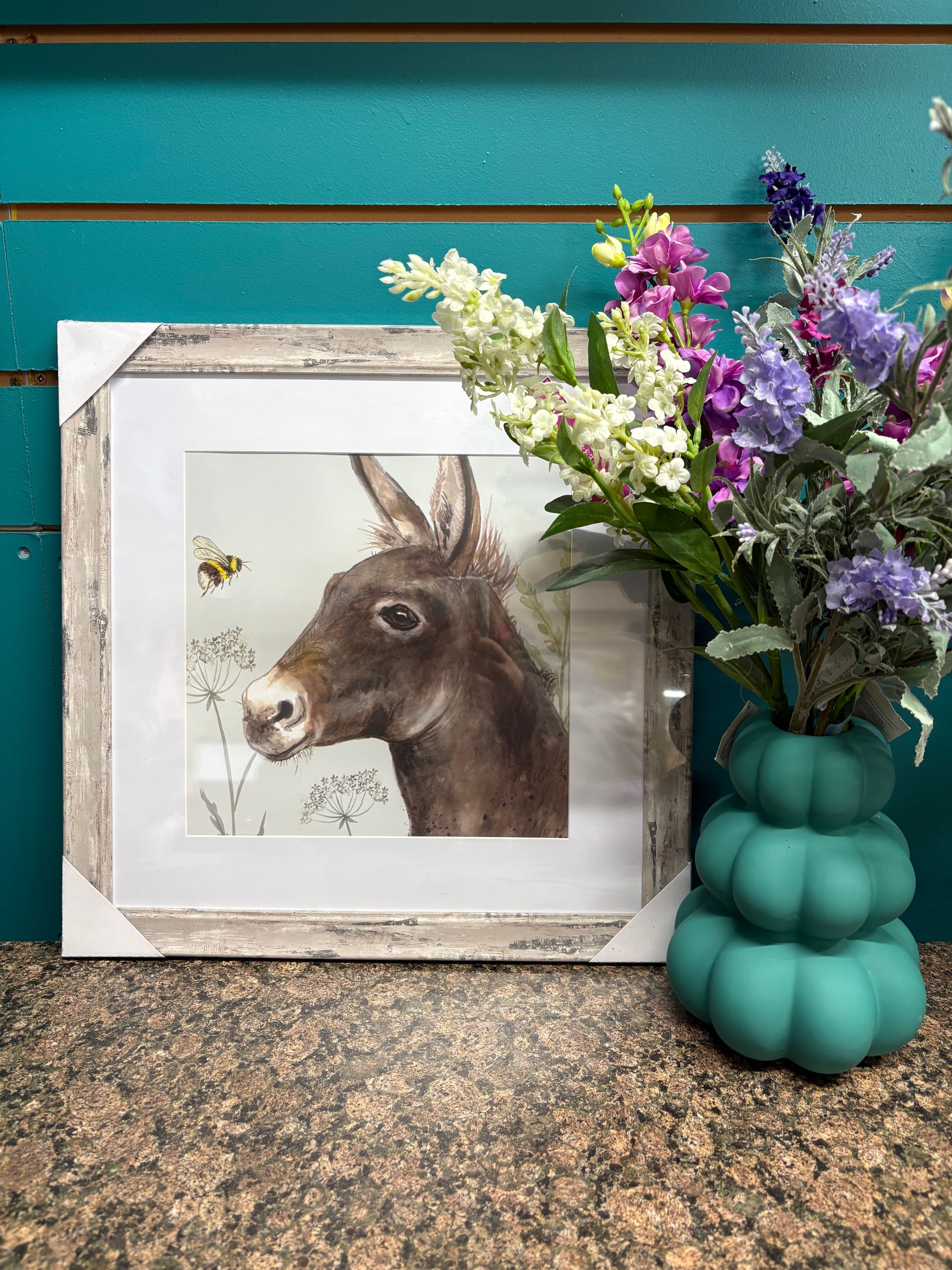 Donkey Print With Frame