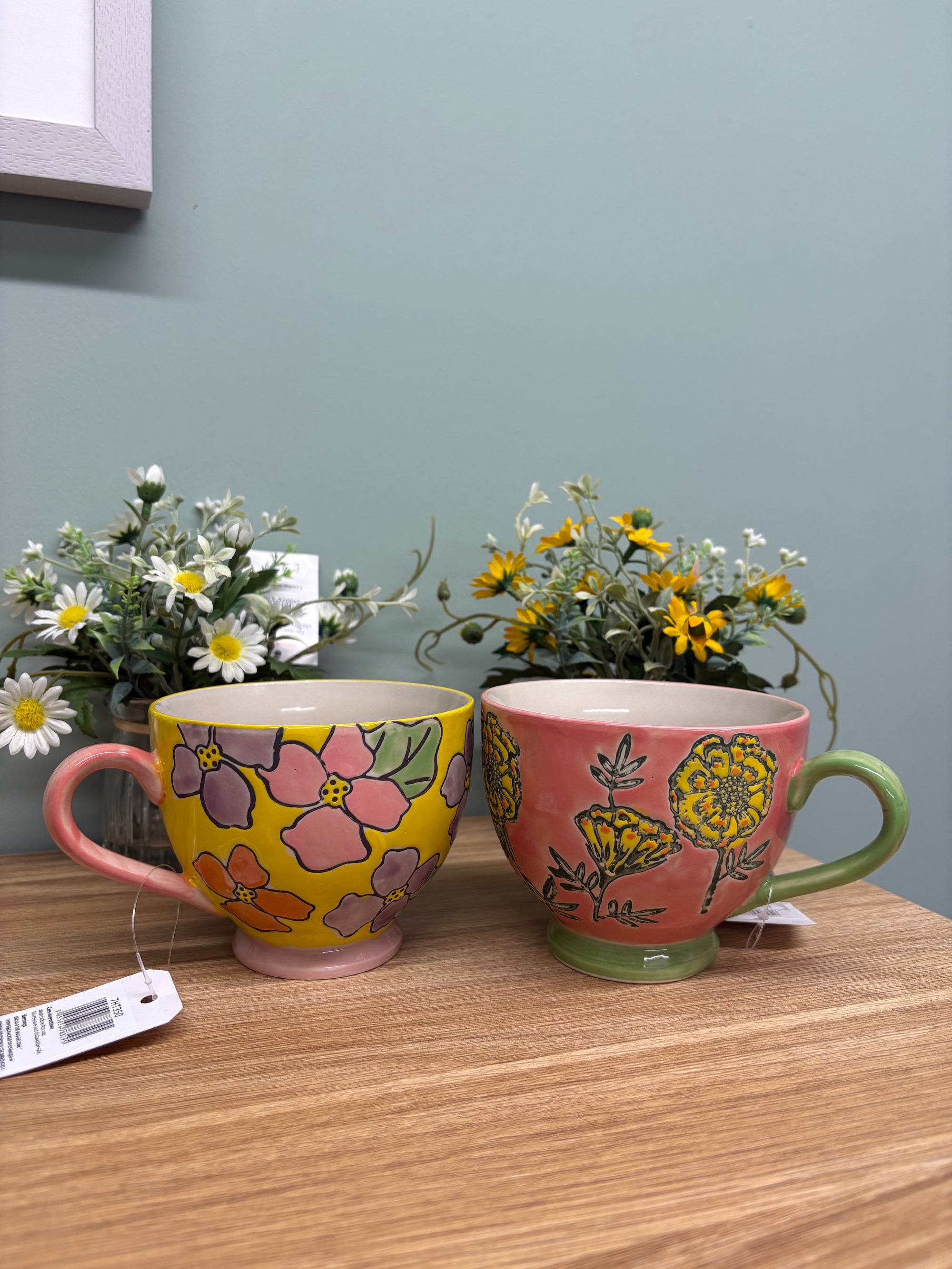 Retro Floral Mug