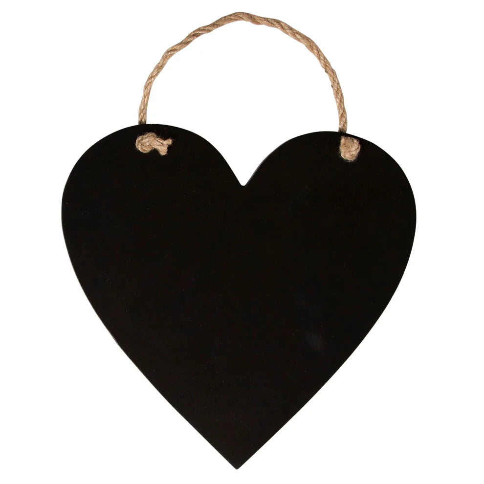 Small Hanging Chalkboard Heart