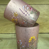 Pink Floral Tealight Holder