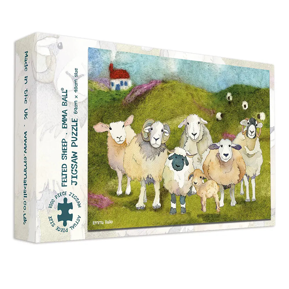 Felted Sheep 1000 piece Jigsaw