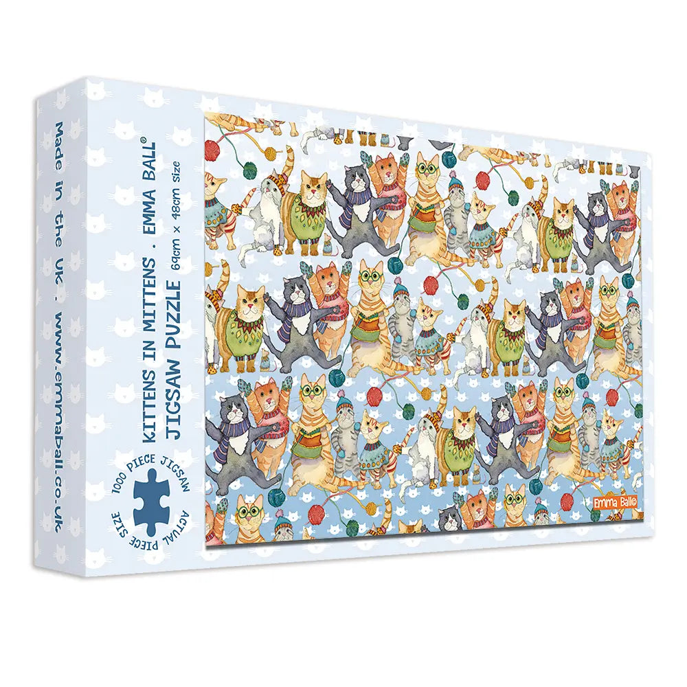 Kittens in Mittens 1000 piece Jigsaw