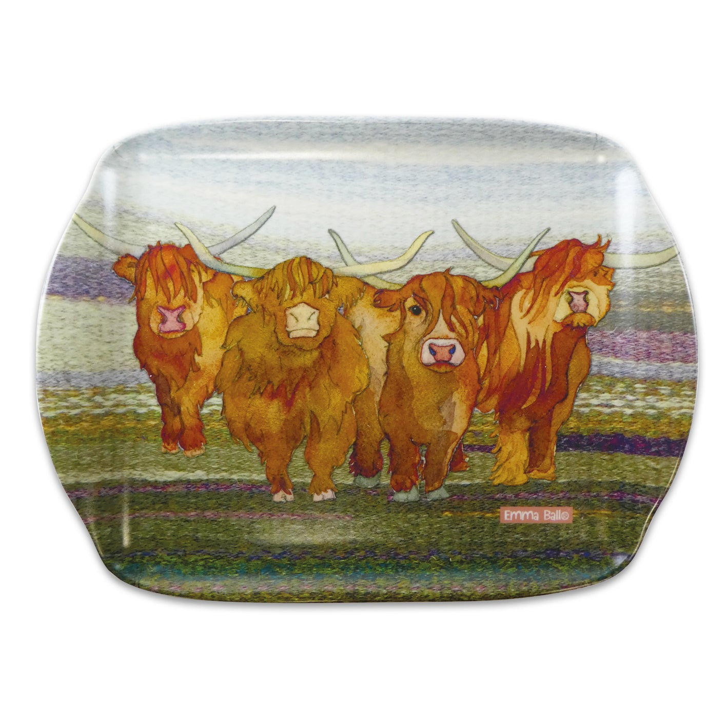 Highland Coos Medium Tray