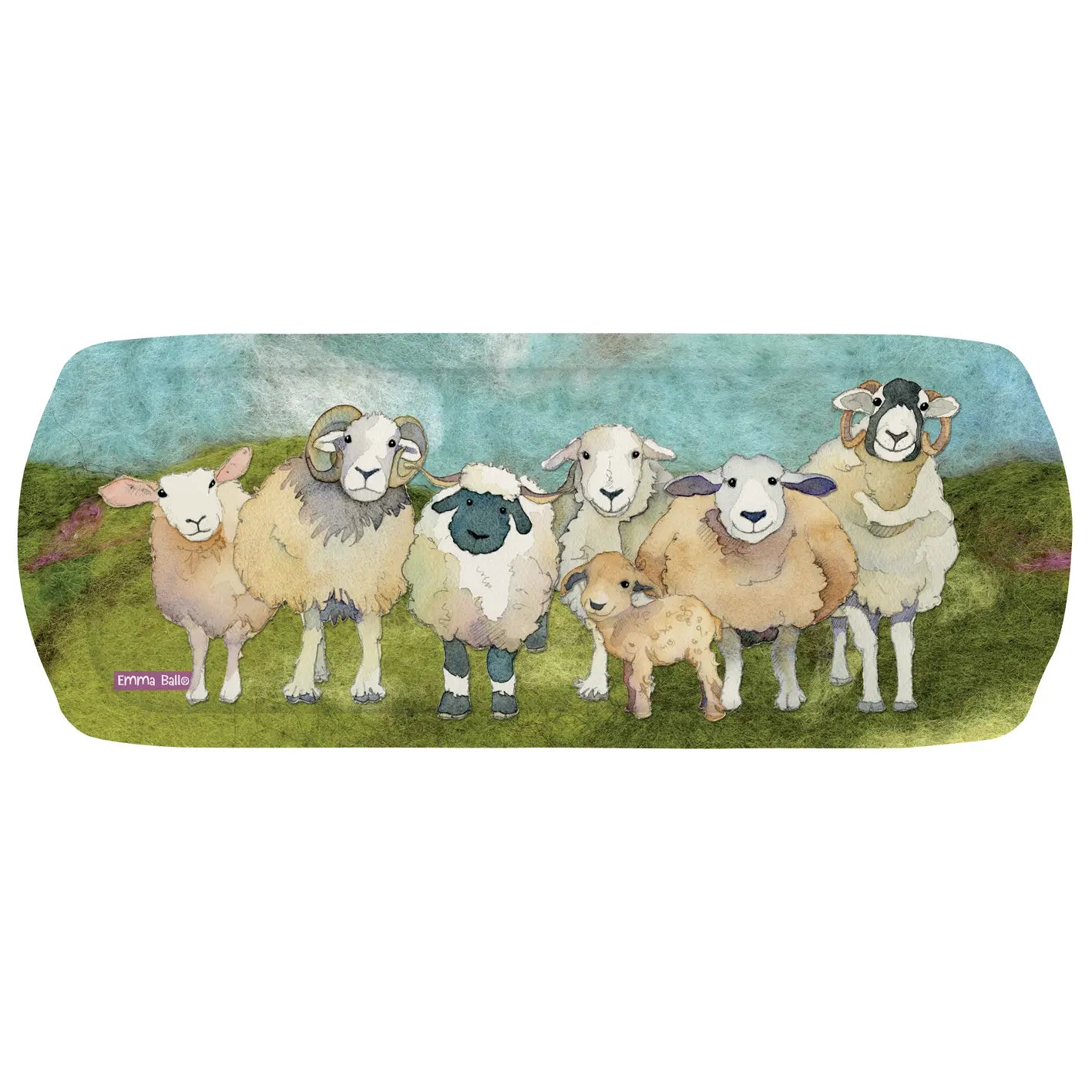 Felted Sheep Sandwich Tray