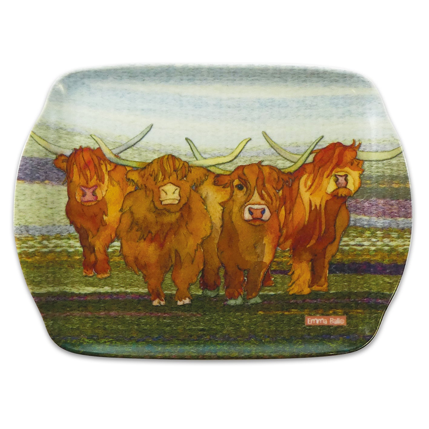 Highland Coos Scatter Tray