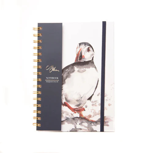 Meg Hawkins Wiro A5 Notebook - Puffin