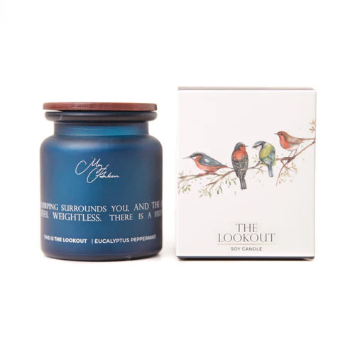 Meg Hawkins "The Lookout" British Birds Design Candle