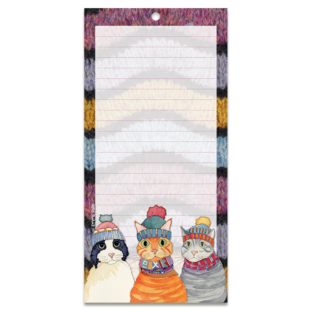 Cats in Hats Magnetic Notepad