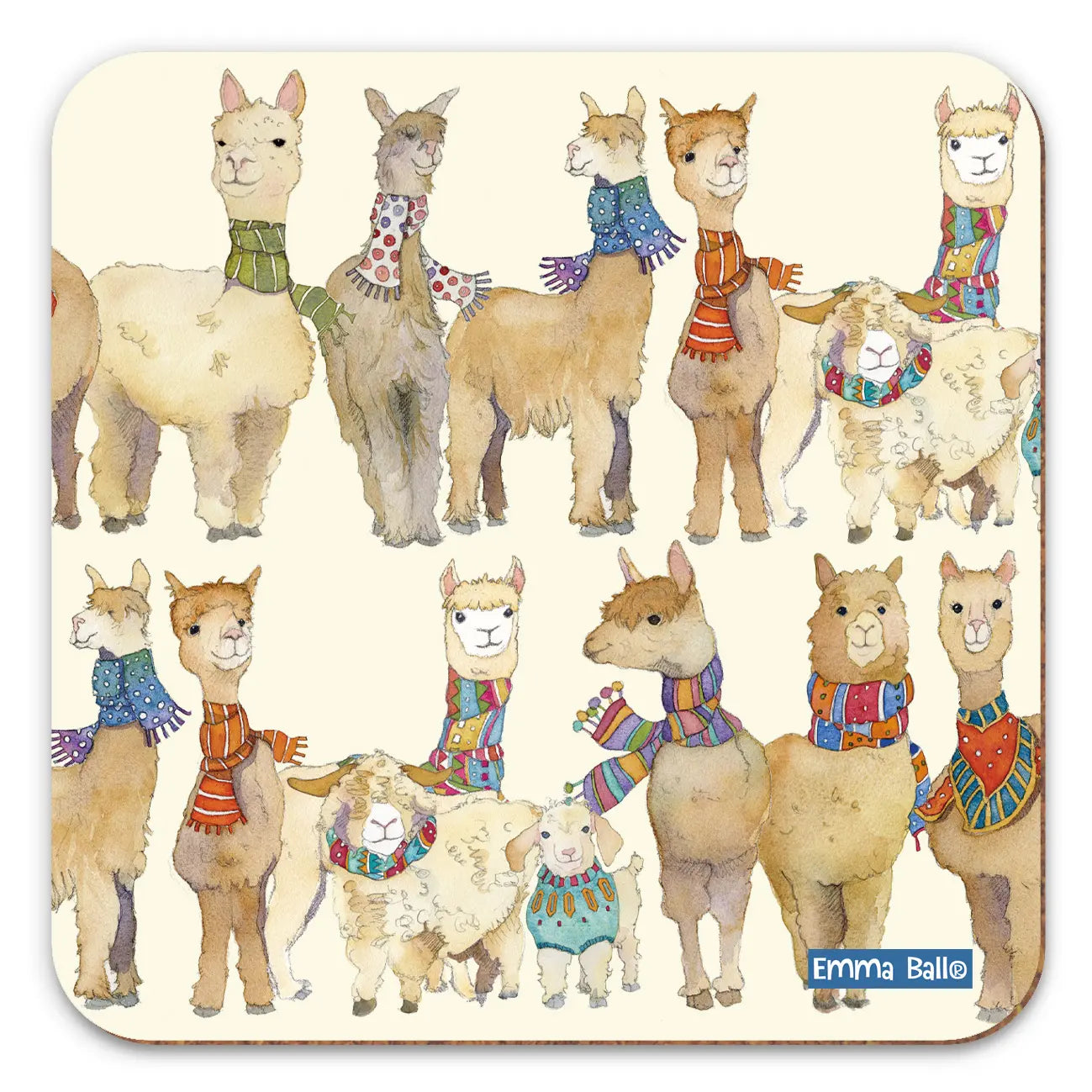 Alpacas & Friends Coaster