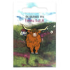 Highland Coo Pin Badge