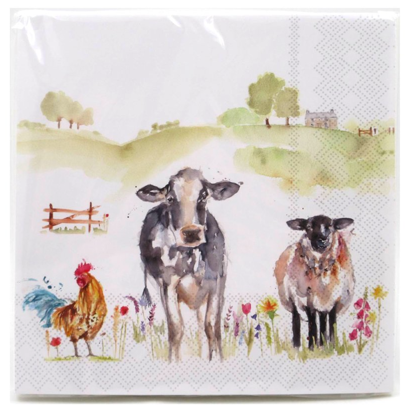 Paper Napkins - Farmyard