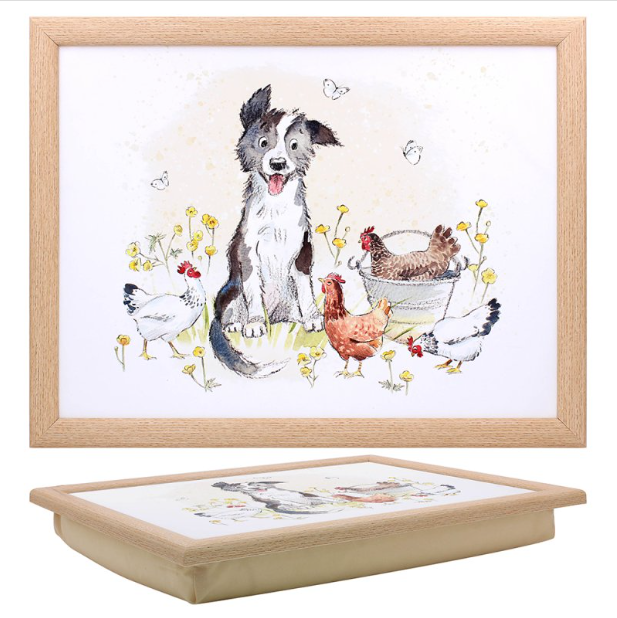 Collie Dog Lap Tray