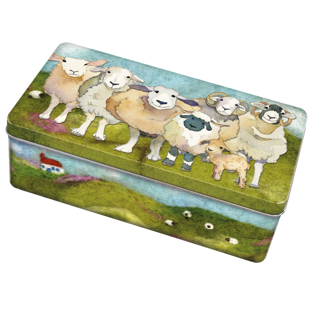 Felted Sheep Long Tin