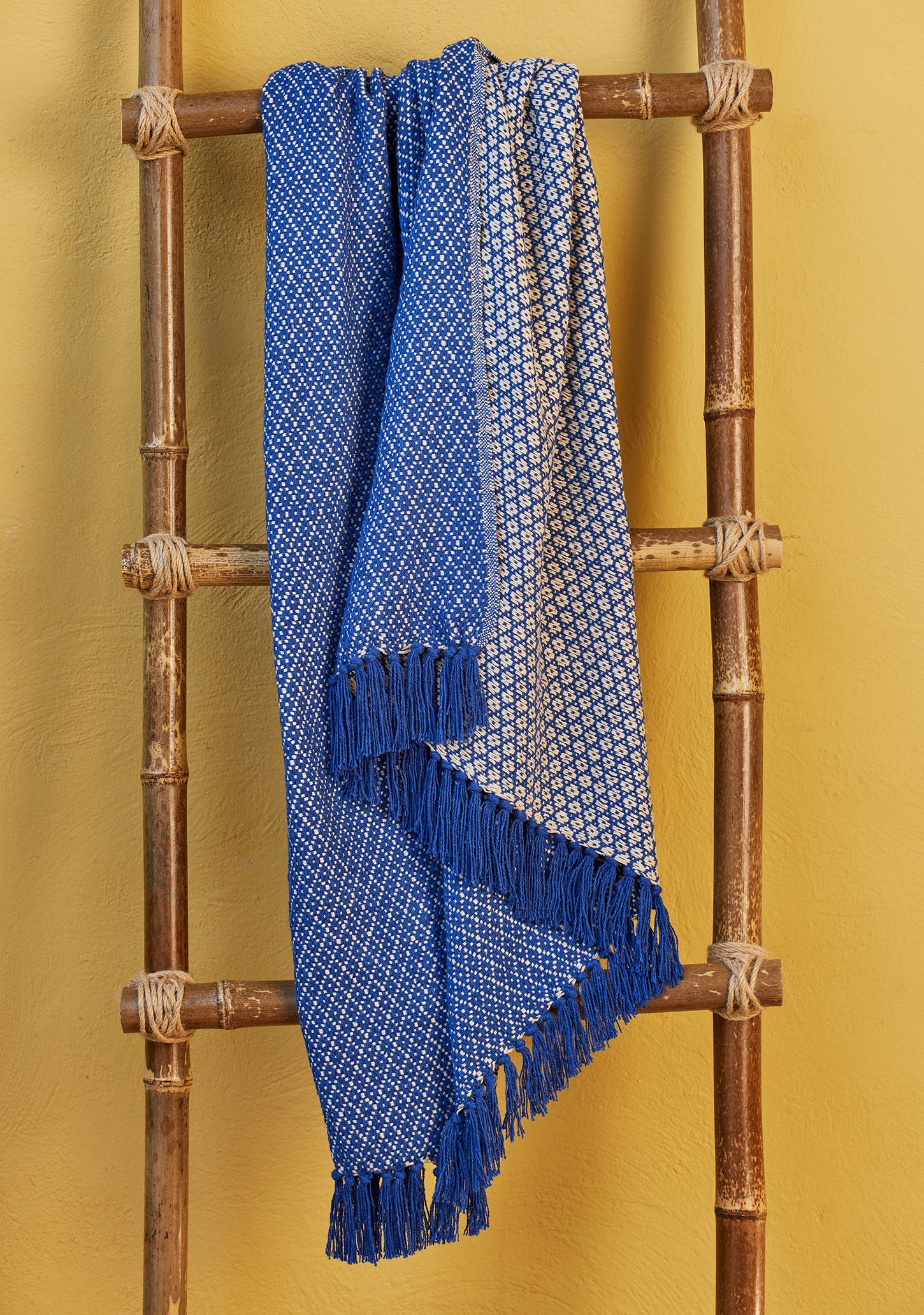 Namaste Rosalie Throw - Blue