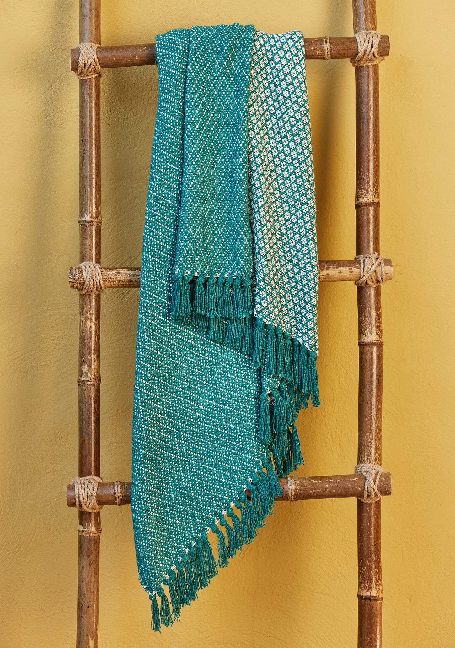 Namaste Rosalie Throw - Green