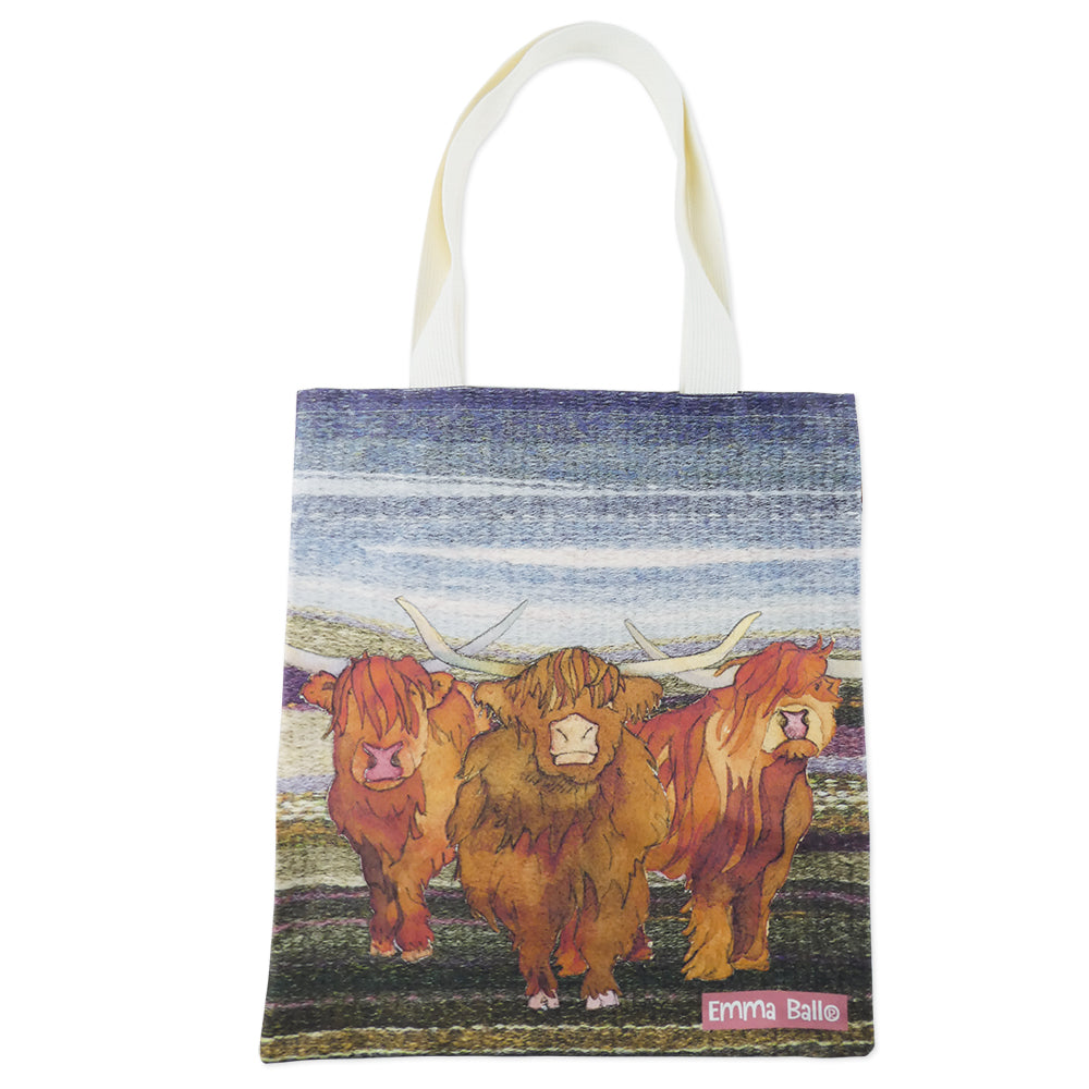 Emma Ball Highland Coo Tote Bag