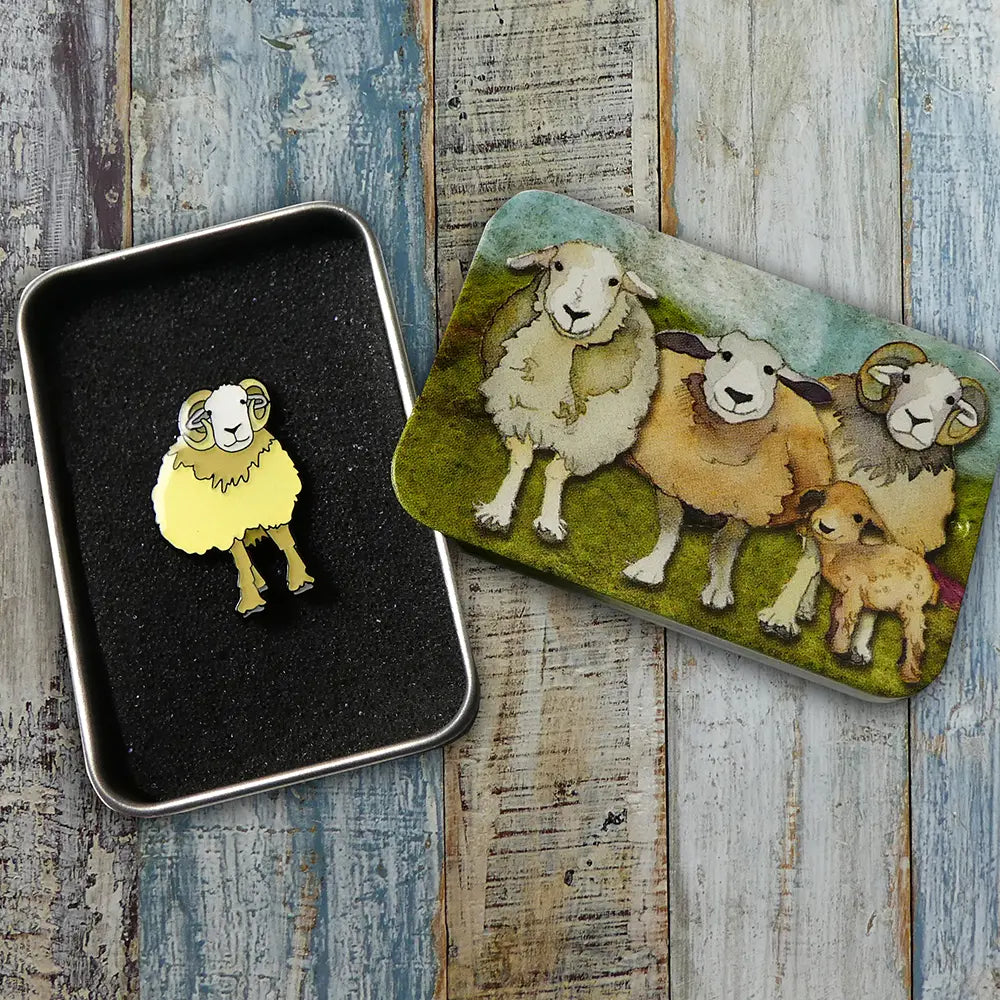 Herdwick Sheep "Pin in a Tin"