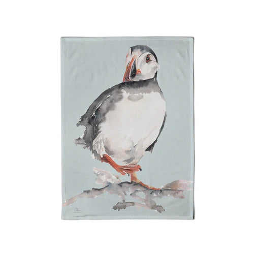 Meg Hawkins Puffin Tea Towel