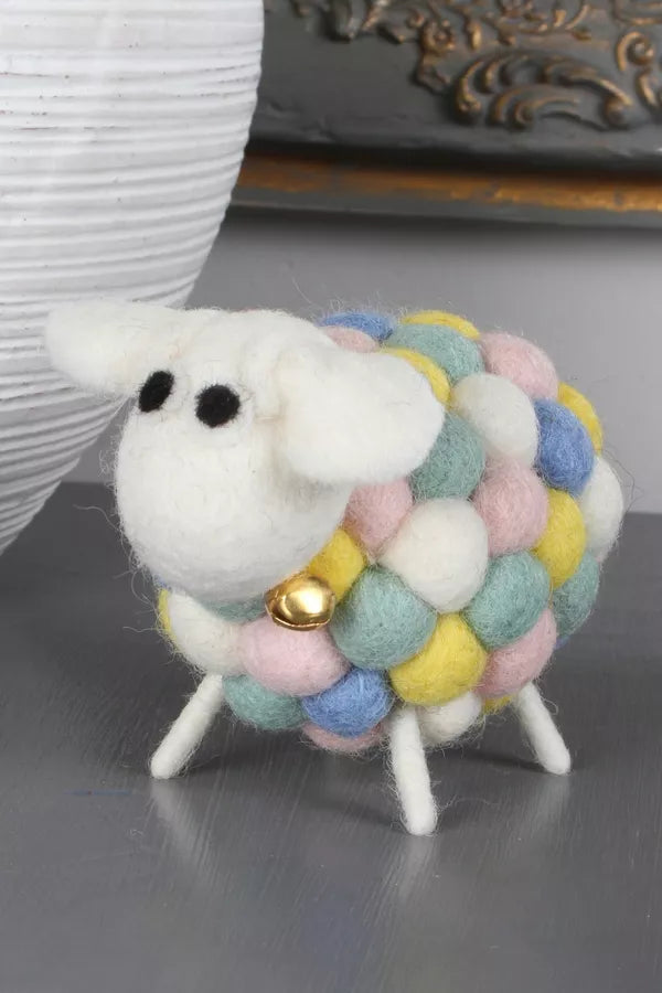 Patricia the Pretty Lamb - Felted Wool Sheep