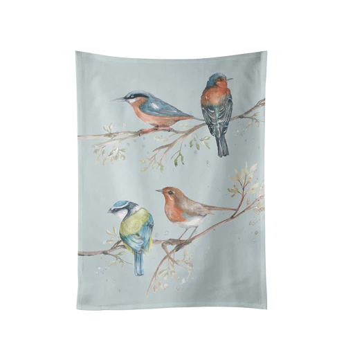 Meg Hawkins British Birds Tea Towel