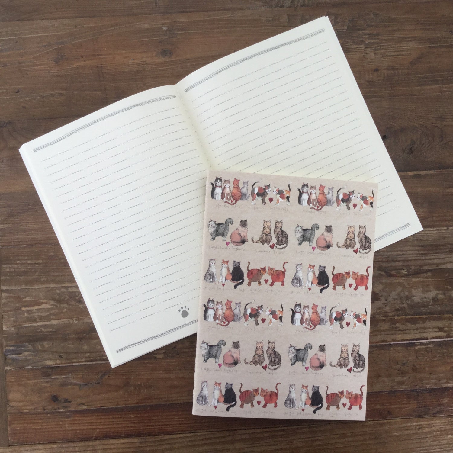 Alex Clark Cat Notebook